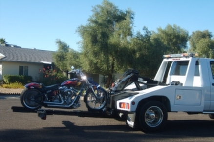 motorcycle towing