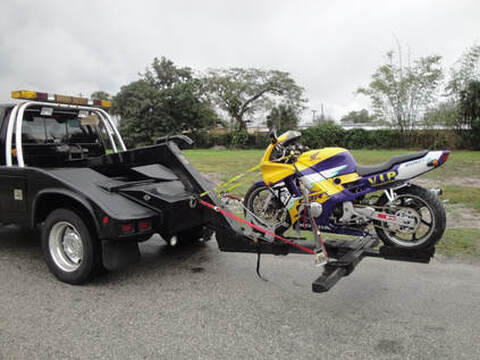 tow truck motorcycle